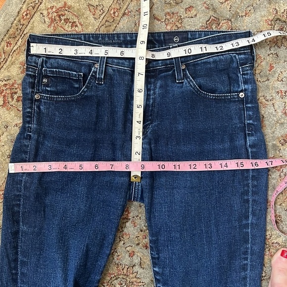 AG Adriano Goldschmied The Legging Ankle Blue Jeans Super Skinny Denim Size 26 R - Picture 3 of 9